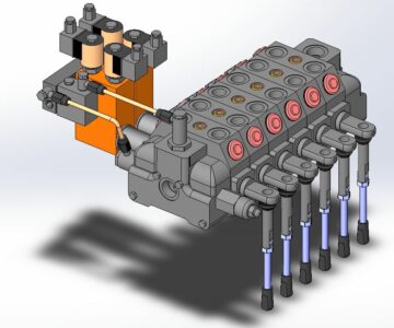 3D модель Секционный распределитель SDS150