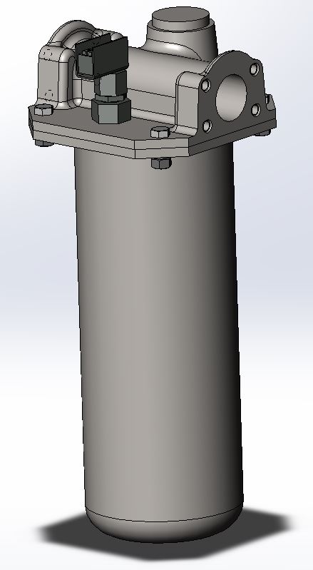 3D модель Фильтр линейный 1.1.50-25ИЗ