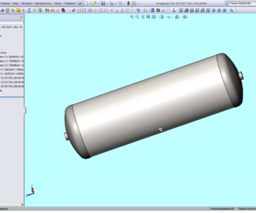 3D модель Резервуар Р10-170 ГОСТ 1561-75