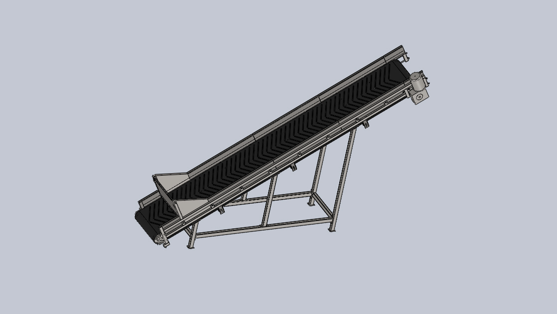 3D модель Конвейер наклонный