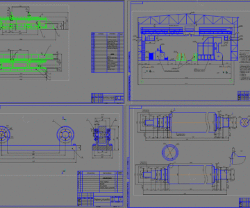 Чертеж Проектирование участка восстановления роликов стана 5000 механического цеха ЗАО «МРК»
