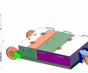 3D модель Тележка для слива отработанного масла