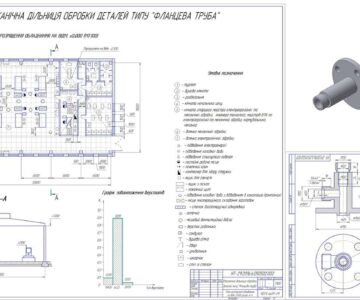 3D модель Проектирование участка для электрофизических и электрохимических методов обработки детали ,,Фланцевая труба,,