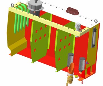 3D модель Бак гидравлический