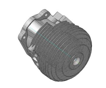 3D модель Цилиндр малогабаритного двигателя