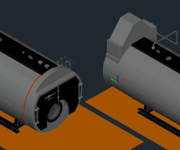 3D модель Котлы паровые Viessmann Vitomax 200-HS M75A