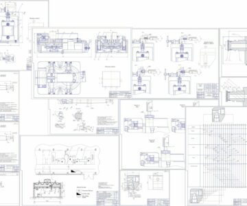 Чертеж Проектирование механосборочного цеха для детали корпус тройника