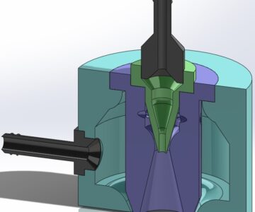 3D модель Двойная форсунка