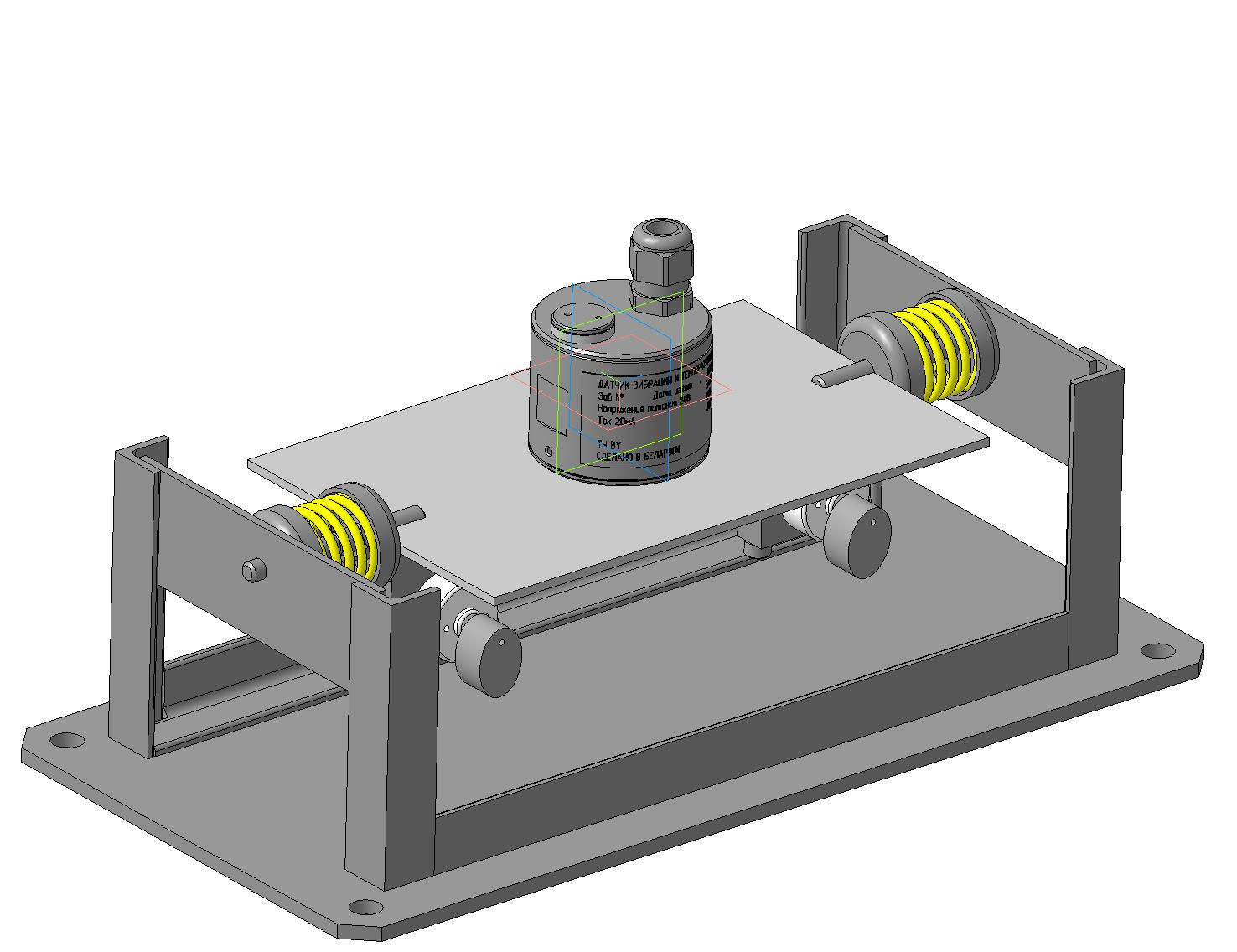 3D модель Стенд для испытания датчика вибрации