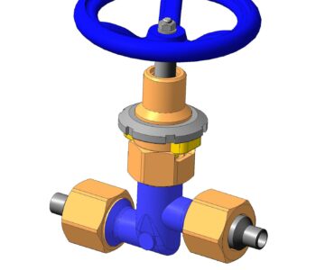 3D модель Вентиль КС-7141 ( Клапан АЗТ-10-15/250)