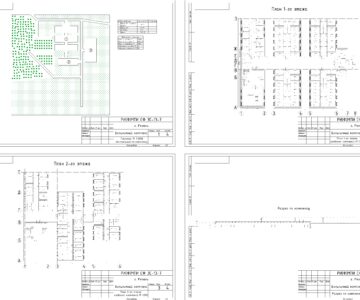 Чертеж Больничный комплекс в г. Рязань