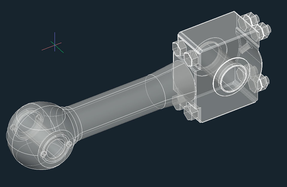 3D модель МЧ00.81.00.00.СБ Тяга