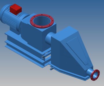 3D модель Пневмовинтовой насос ТП-1