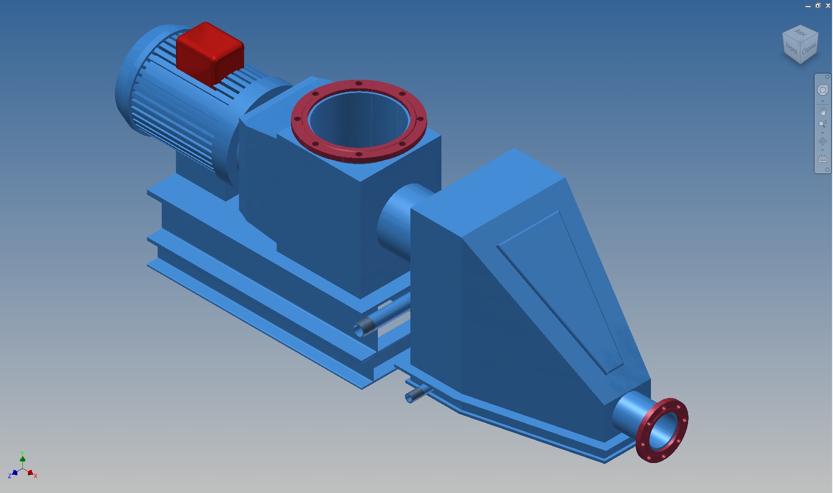 3D модель Пневмовинтовой насос ТП-1