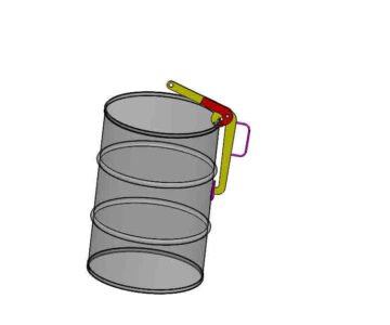 3D модель Захват для бочек
