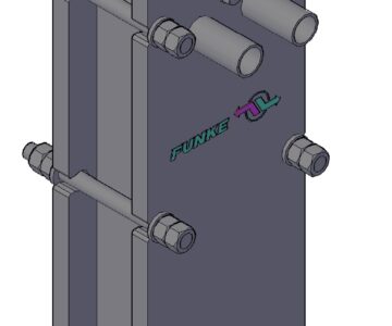 3D модель Теплообменник Funke FP 05 [16 bar] 30