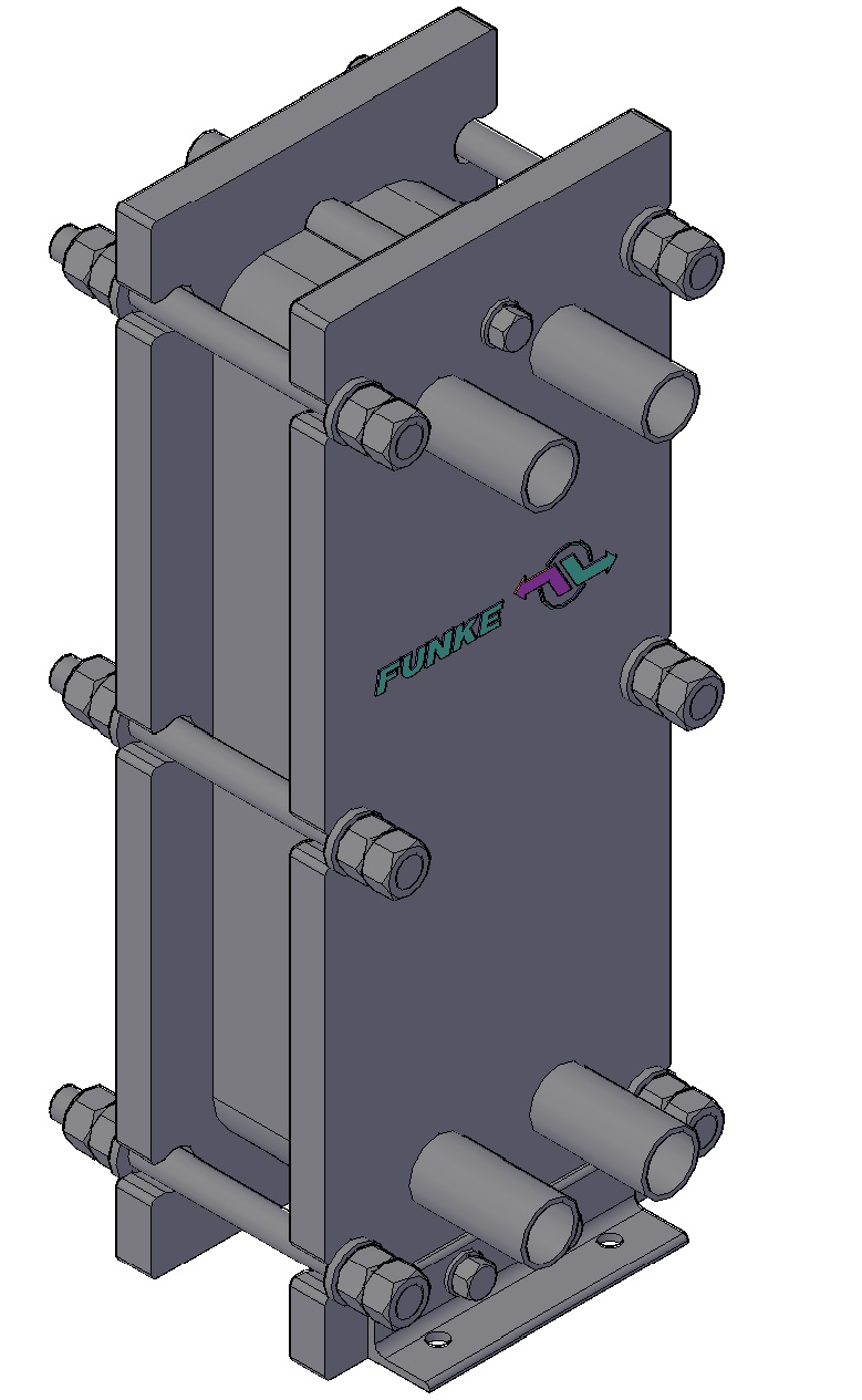 3D модель Теплообменник Funke FP 05 [16 bar] 30