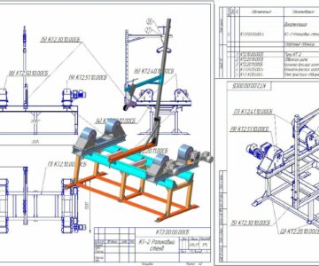 3D модель Роликовый вращатель для сварки или наплавки