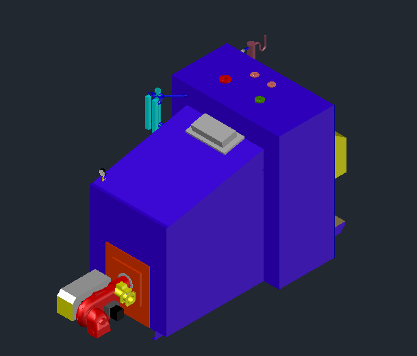 3D модель Котел Е-1.0-0.9