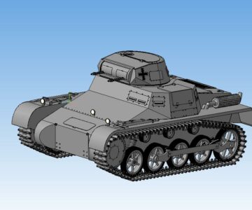 3D модель Легкий танк Pz.Kpfw.I Ausf.A