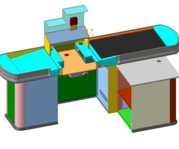 3D модель Касса для супермаркета