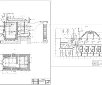 Чертеж Тепловой расчет парогенератора