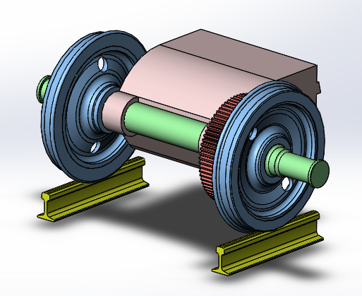 3D модель Колесно-моторный блок