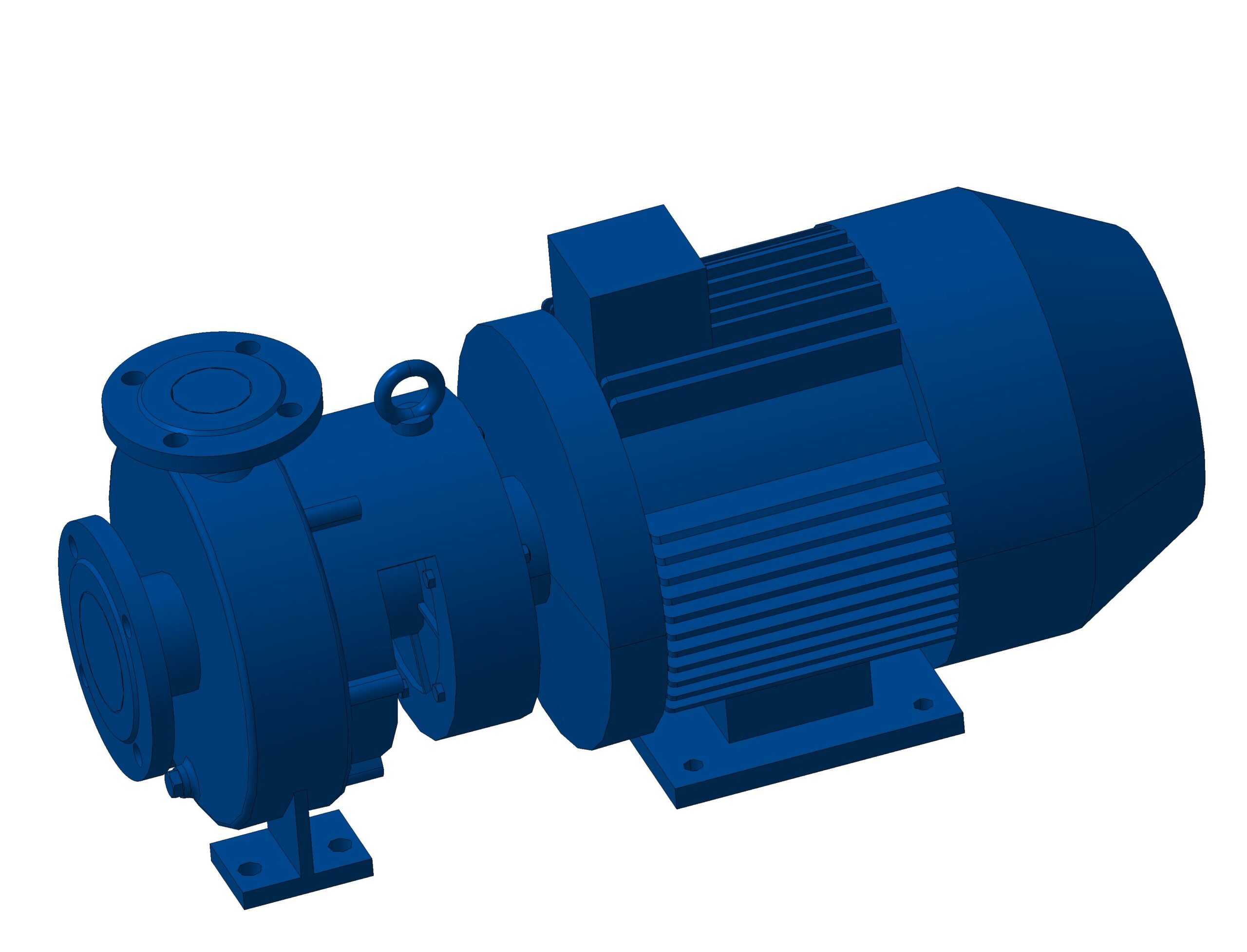 3D модель Насос КММ 80-50-200 (15 кВт)