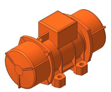 3D модель MVSI 115_200-S02 Вибродвигатель фирмы Italvibras