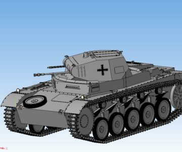 3D модель Panzerkampfwagen II Ausf. C