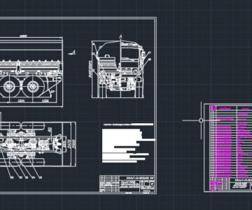 Чертеж Камаз 5350