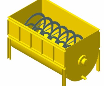 3D модель Смеситель для приготовления пенобетона.