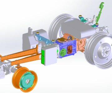 3D модель Шасси МТЗ 1523