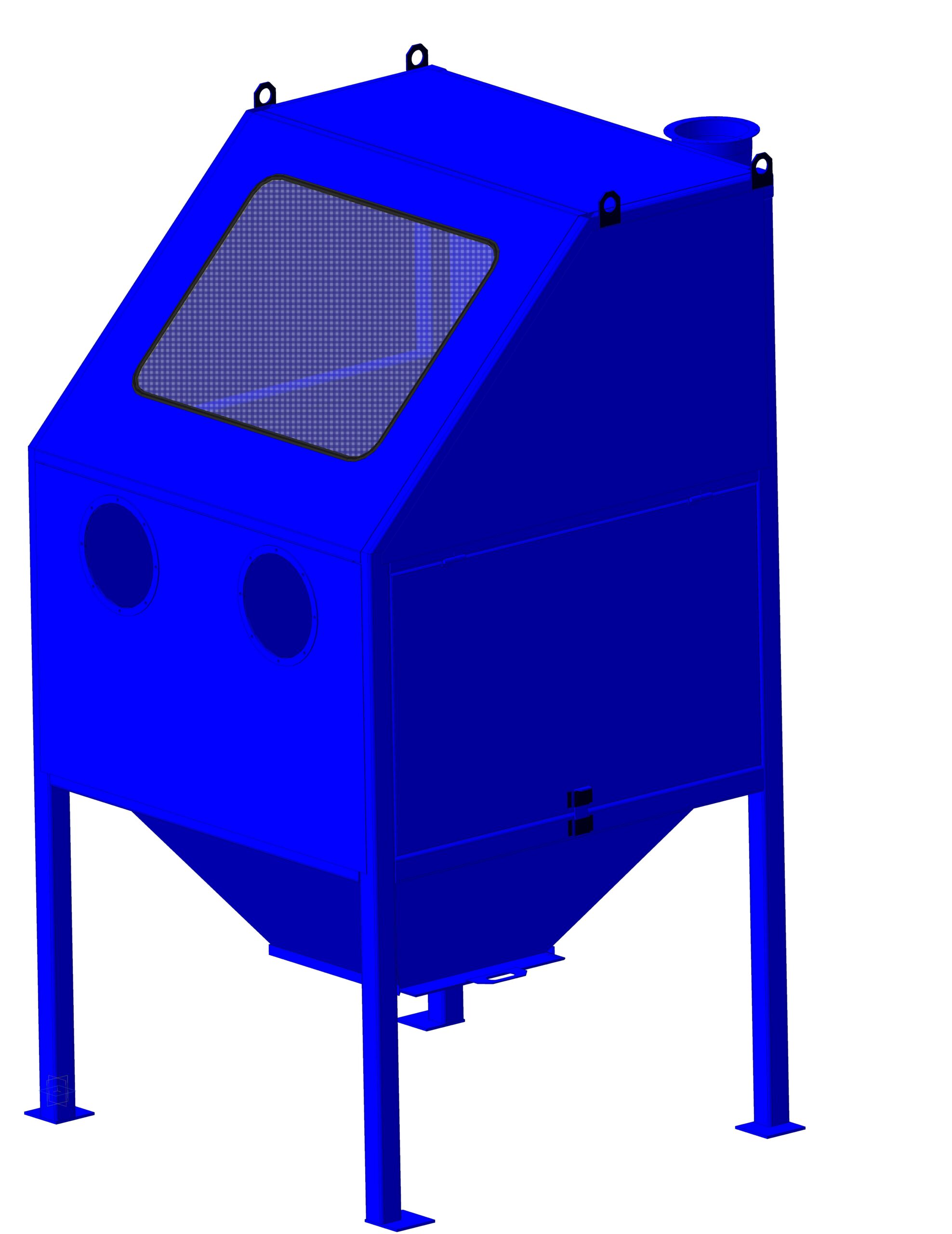 3D модель Обдувочная камера