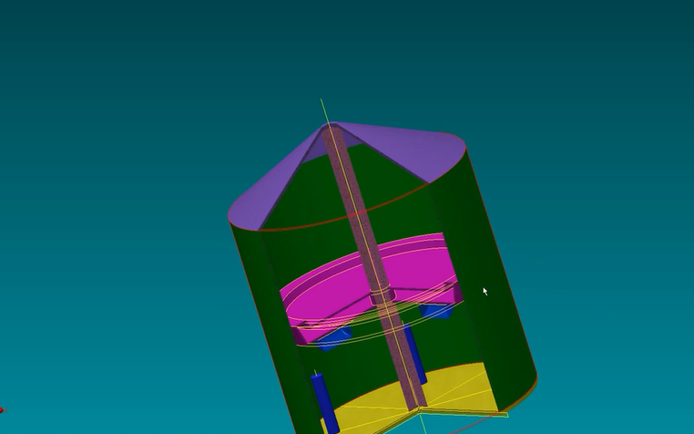 3D модель 3D модель резервуара