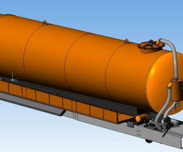 3D модель Вакуумная машина ассенизатор ВМА-12