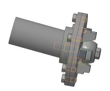 3D модель Приспособление для обработки уплотняющего кольца задвижки С 23 201-160-100