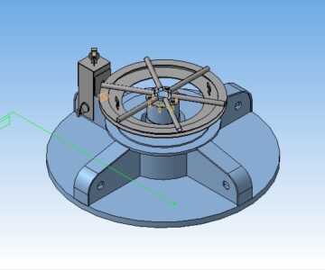 3D модель Приспособление для проворота ротора электродвигателя при центровке агрегата насосного ОПВ2-145Э