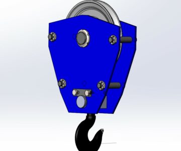 3D модель Крюковая подвеска 2т