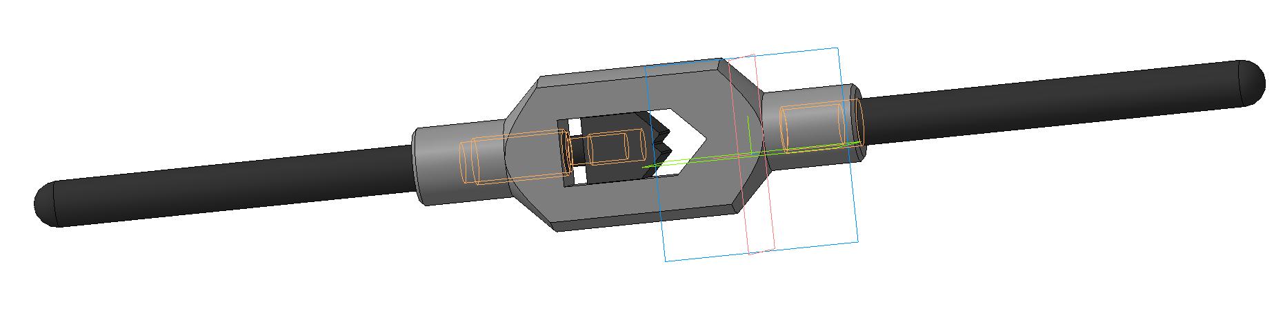 3D модель Вороток для метчиков М6-М20