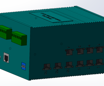 3D модель Коммутатор MOXA EDS-510A-3GT-T