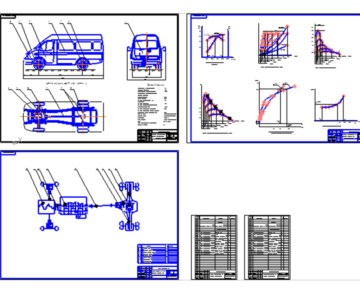 Чертеж Проектирование автомобиля ГАЗ-3221