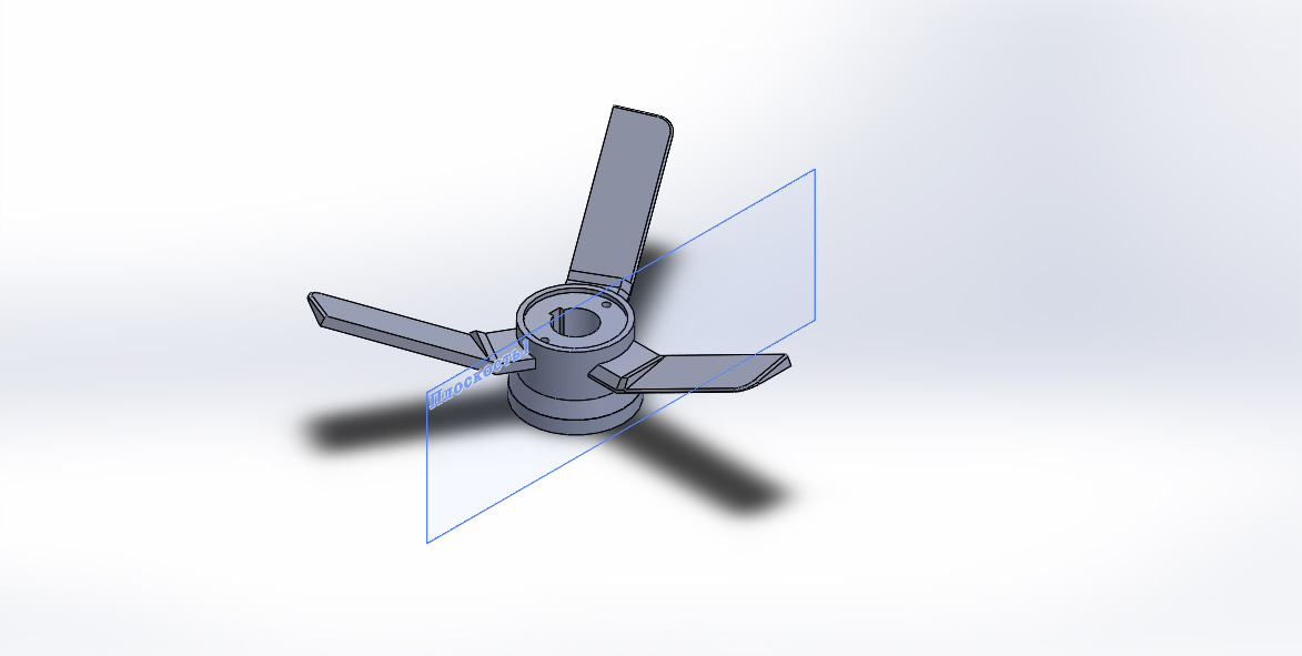 3D модель Лопасть миксера Plast Mec