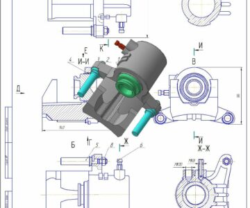 3D модель Суппорт автомобиля ЗАЗ 1102