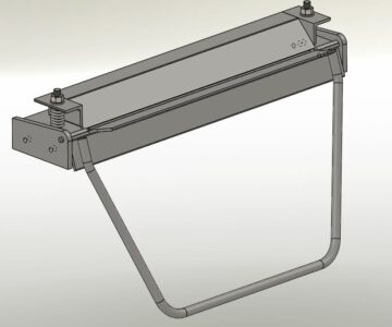 3D модель Листогиб ручной для гибки заготовок толщиной до 3 мм