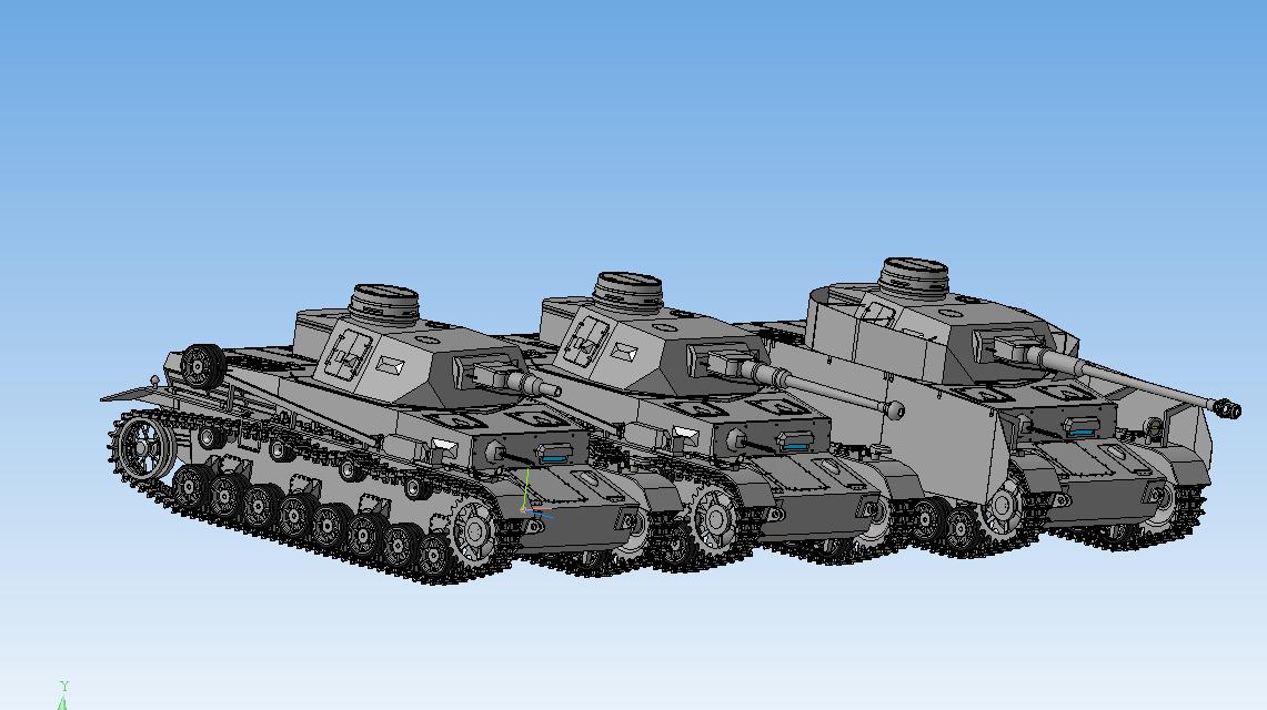 3D модель PzKpfw IV