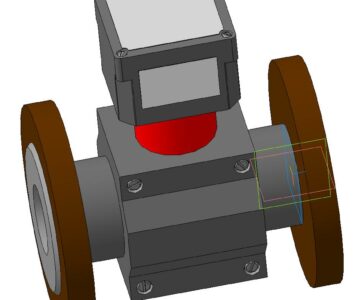 3D модель Расходомер прэм-50, Ду50