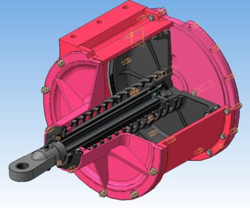 3D модель Тормозной цилиндр 519А