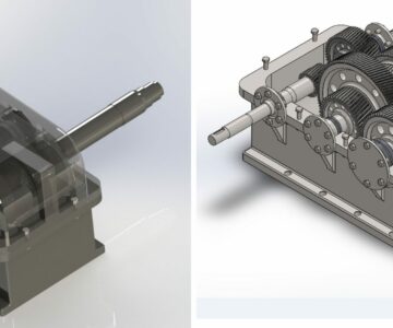 3D модель Редуктор буровой лебёдки ЛБУ-900