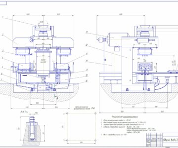 Чертеж Пескострельная машина L20